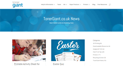 Desktop Screenshot of blog.tonergiant.co.uk